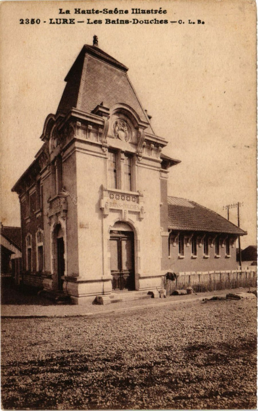 Carte postale ancienne Lure --les-Bains-Douches à Lure
