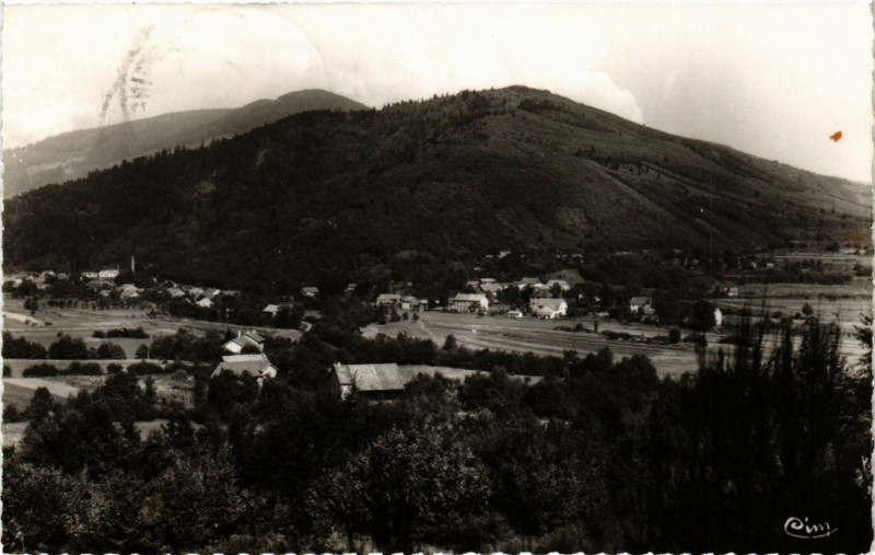 Carte postale ancienne Le Mont de Plancher-Bas (Hte-Saone) - Le bas du village à Plancher-Bas