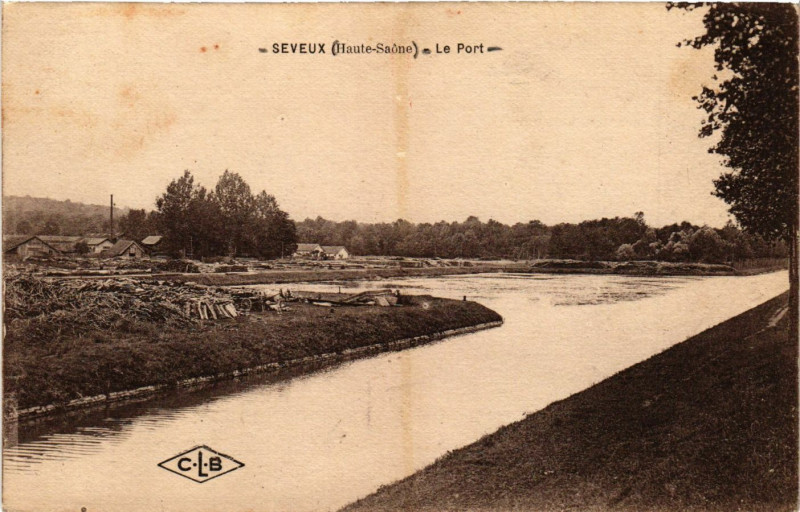 Carte postale ancienne Seveux (Haute-Saone) - Le Port
