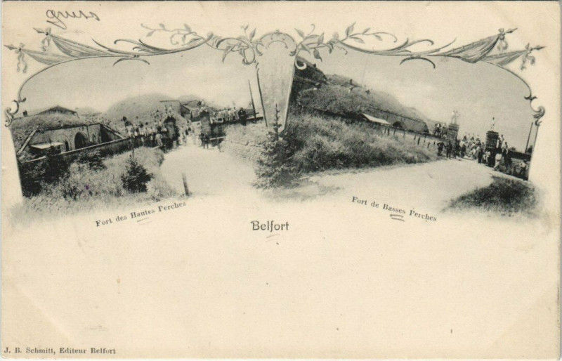Carte postale ancienne Belfort à Belfort