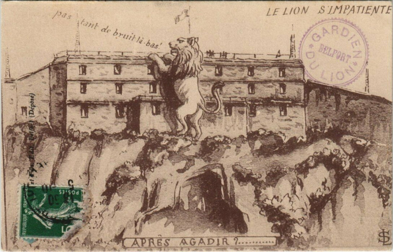 Carte postale ancienne Belfort à Belfort