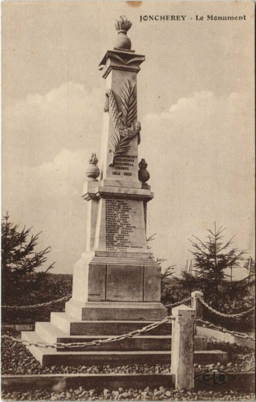 Carte postale ancienne JONCHEREy - Le Mon. à Joncherey