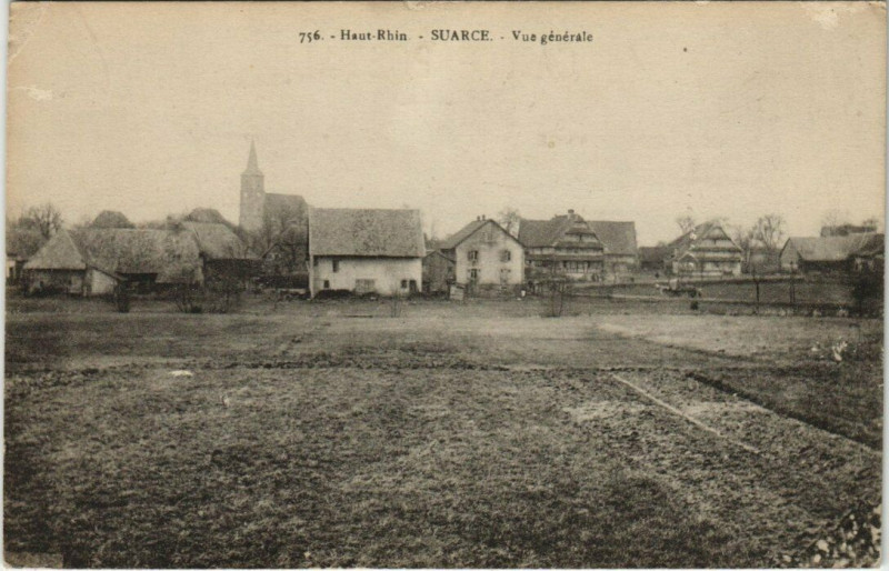 Carte postale ancienne Haut-Rhin - Suarce - Vue générale à Suarce