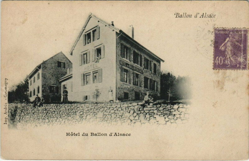 Carte postale ancienne Ballon d'Alsace