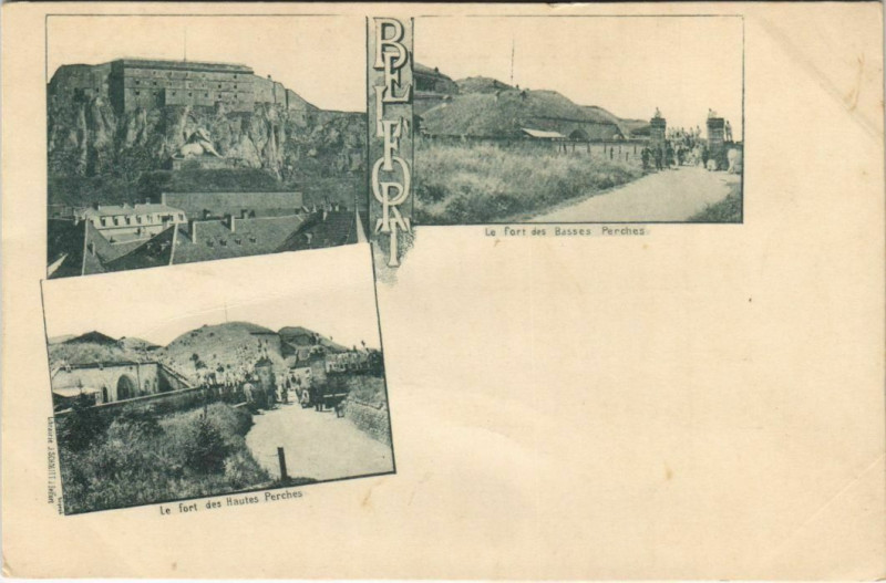 Carte postale ancienne Belfort Souvenir à Belfort