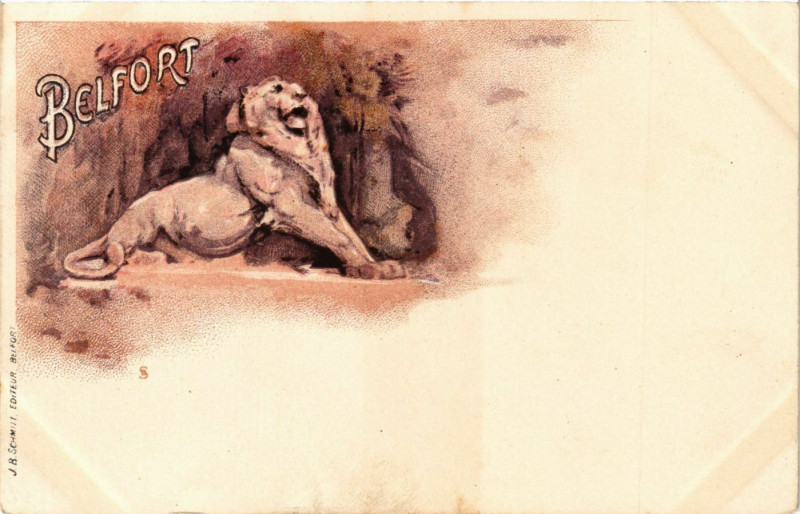 Carte postale ancienne Belfort à Belfort