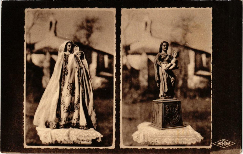 Carte postale ancienne Fleury-d'Aude Notre-Dame de Liesse à Fleury