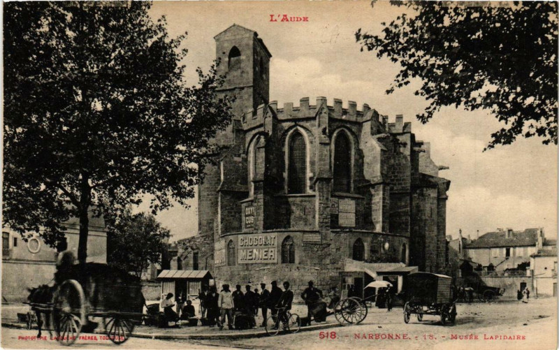 Carte postale ancienne Narbonne Musée Lapidaire à Narbonne