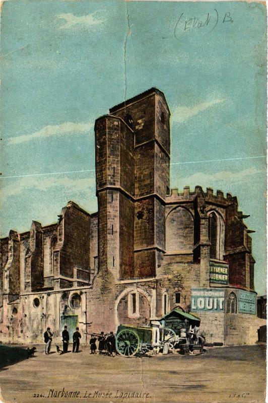 Carte postale ancienne Narbonne Le Musée Lapidaire à Narbonne