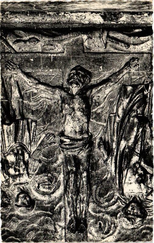 Carte postale ancienne Saint-Pierre Crucifie la Tete en Bas