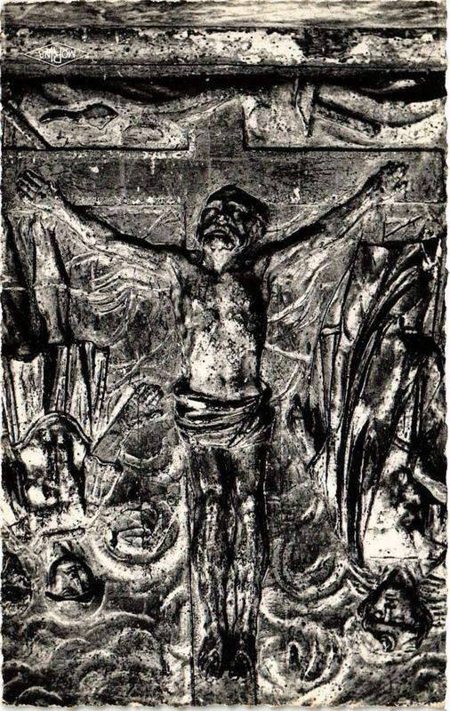 Carte postale ancienne Saint-Pierre Crucifie la Tete en Bas
