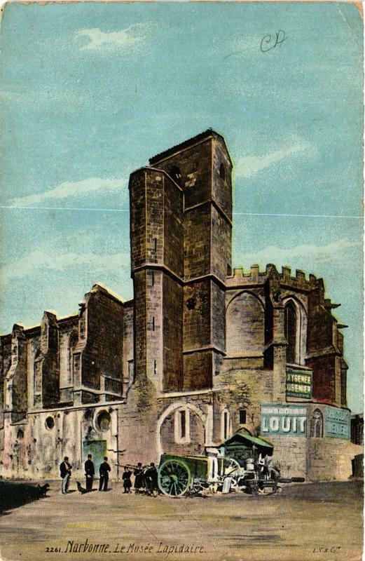 Carte postale ancienne Narbonne Le Musée Lapidaire à Narbonne