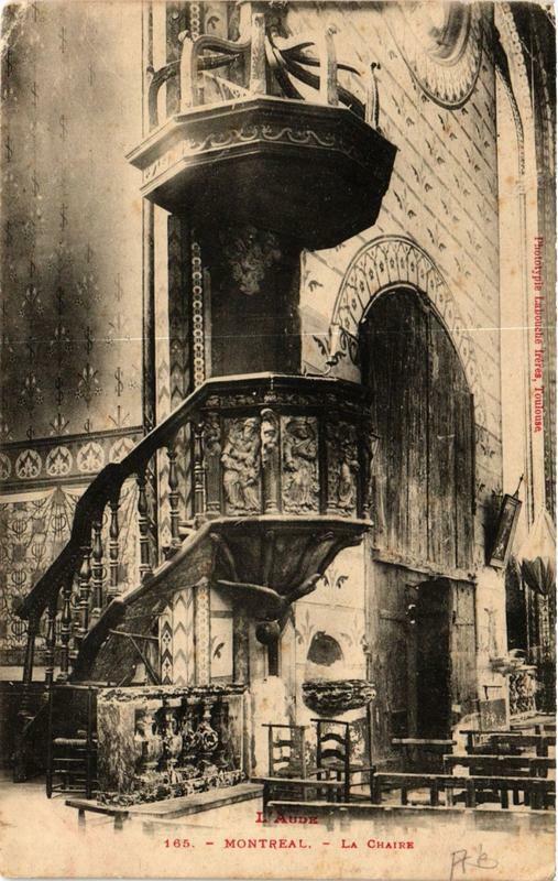 Carte postale ancienne Montreal La Chaire à Montréal