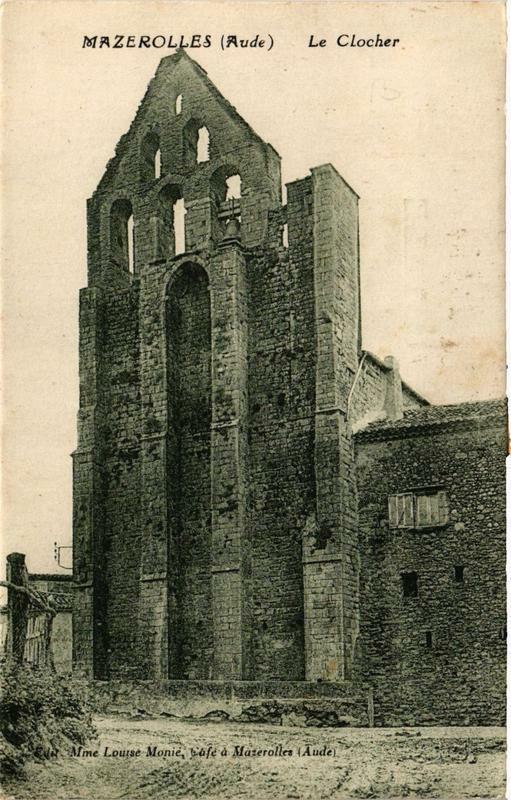 Carte postale ancienne Mazerolles Le Clocher