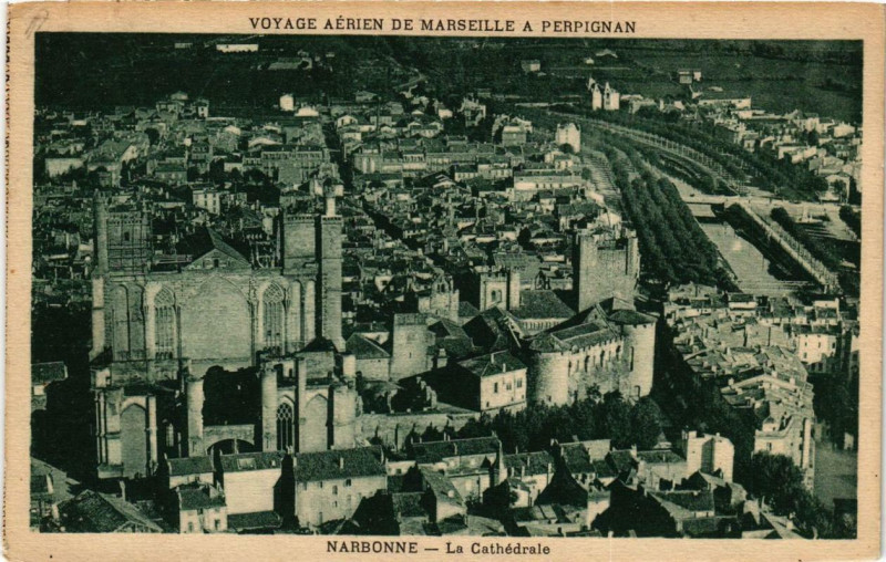 Carte postale ancienne Narbonne La Cathédrale à Narbonne