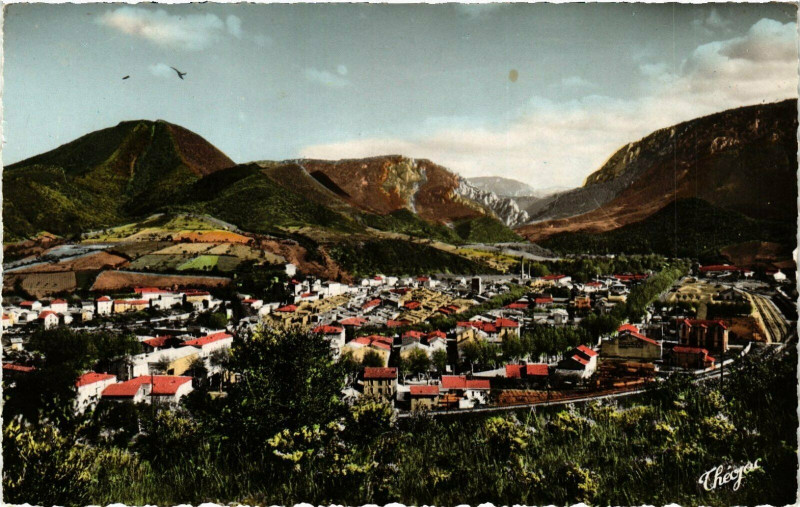 Carte postale ancienne Quillan Vue Generale France à Quillan