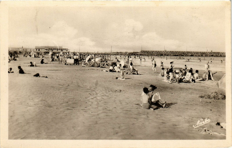 Carte postale ancienne La Nouvelle La Plage France