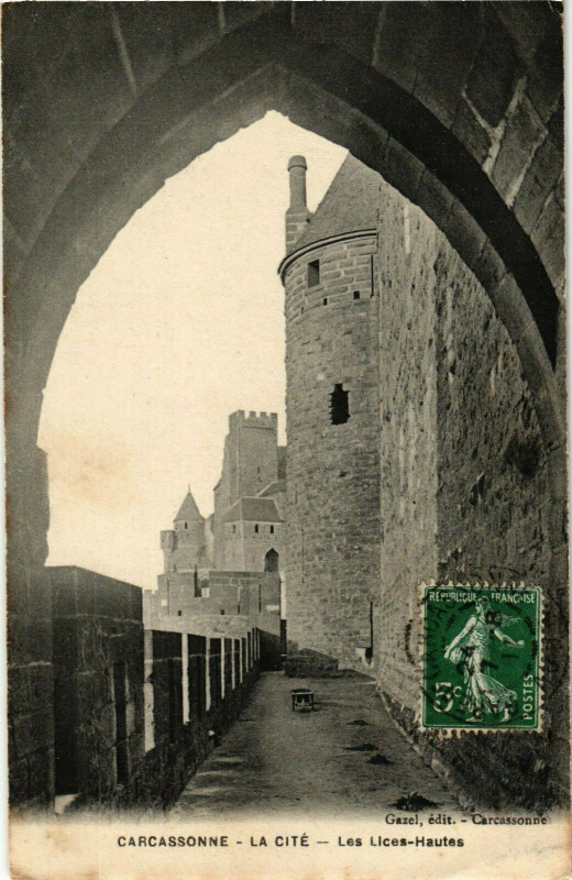 Carte postale ancienne Carcassonne Les Lices-HAutes France à Carcassonne
