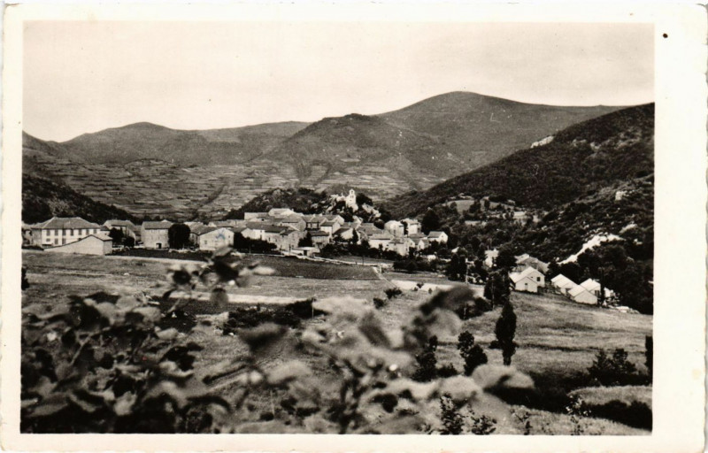 Carte postale ancienne Haute Vallée de l'Aude Roquefort de Sault Vue Générale Alt.987m à Roquefort-de-Sault
