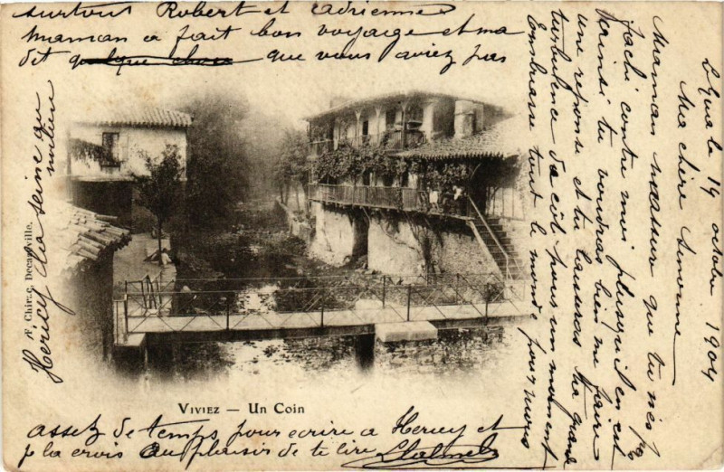 Carte postale ancienne Viviez-Un Coin