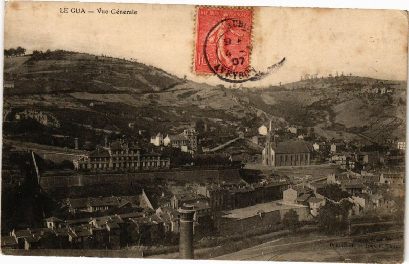 Carte postale ancienne Le Gua-Vue générale