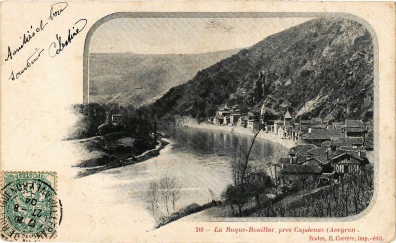 Carte postale ancienne La Roque-Bouillac prés Capdenac