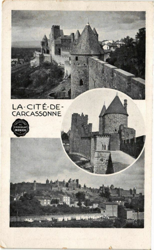 Carte postale ancienne La-Cité-de-Carcassonne à Carcassonne