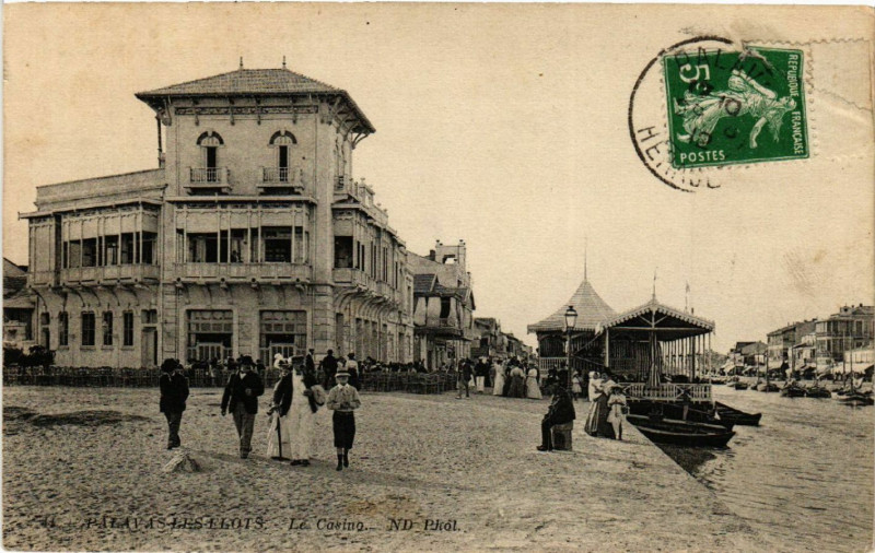 Carte postale ancienne Palavas-les-Flots - Le Casino à Palavas-les-Flots