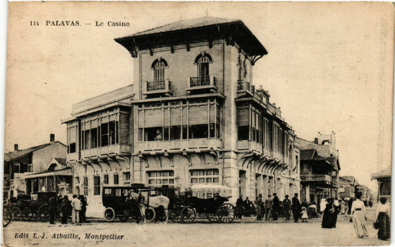 Carte postale ancienne Palavas - Le  Casino