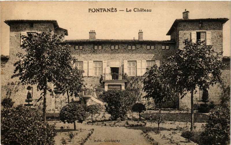 Carte postale ancienne Le Château à Fontanès