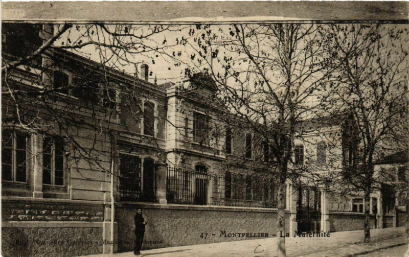 Carte postale ancienne Montpellier - La Maternité à Montpellier