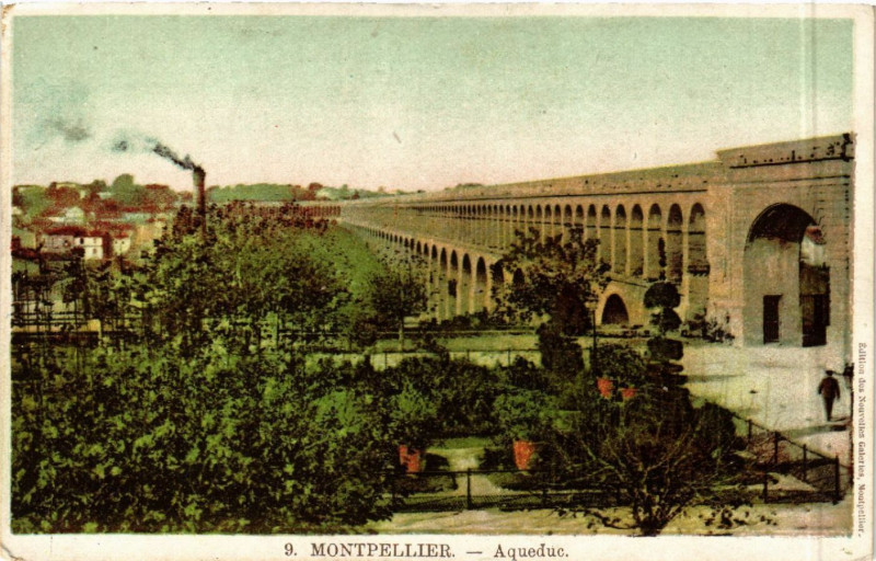 Carte postale ancienne Montpellier - Aqueduc à Montpellier