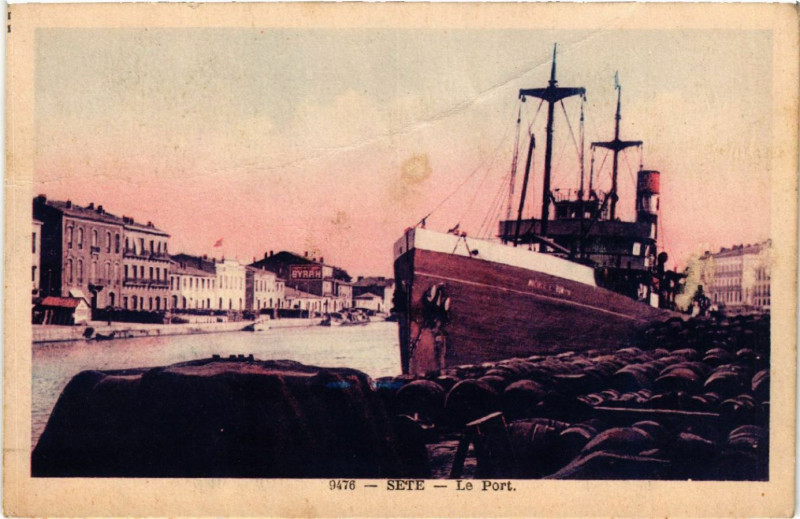 Carte postale ancienne Séte - Le Port à Sète