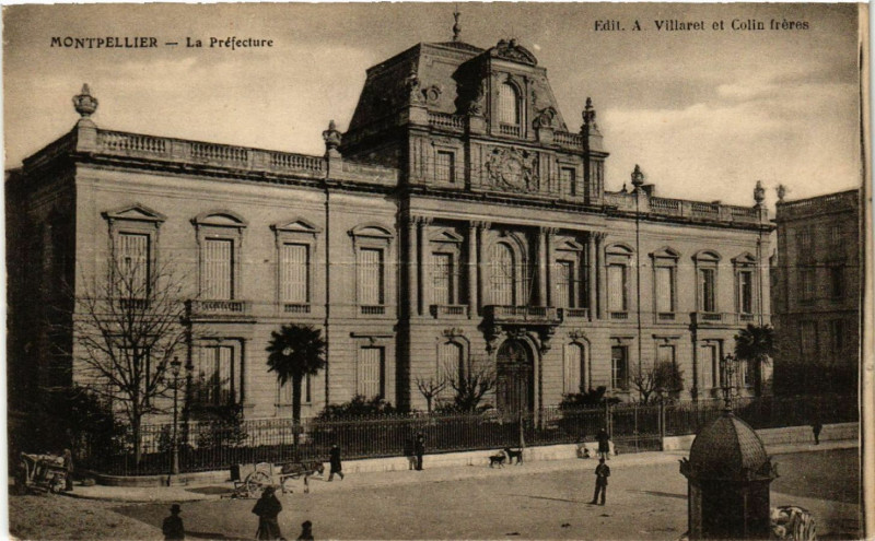 Carte postale ancienne Montpellier - La Préfecture à Montpellier