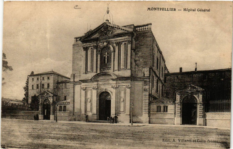 Carte postale ancienne Montpellier - Hopital Général à Montpellier