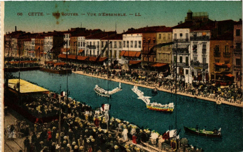 Carte postale ancienne Cette - Les Toutes - Vue d'ensemble