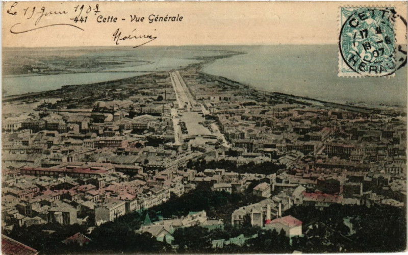 Carte postale ancienne Cette - Vue Générale
