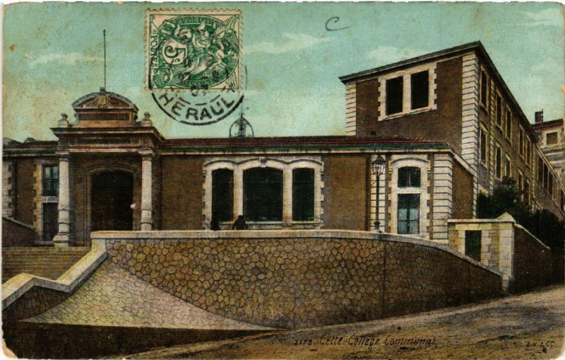 Carte postale ancienne Cette - College Communal