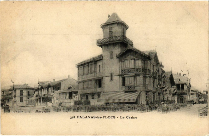 Carte postale ancienne Palavas-les-Flots - Le Casino à Palavas-les-Flots