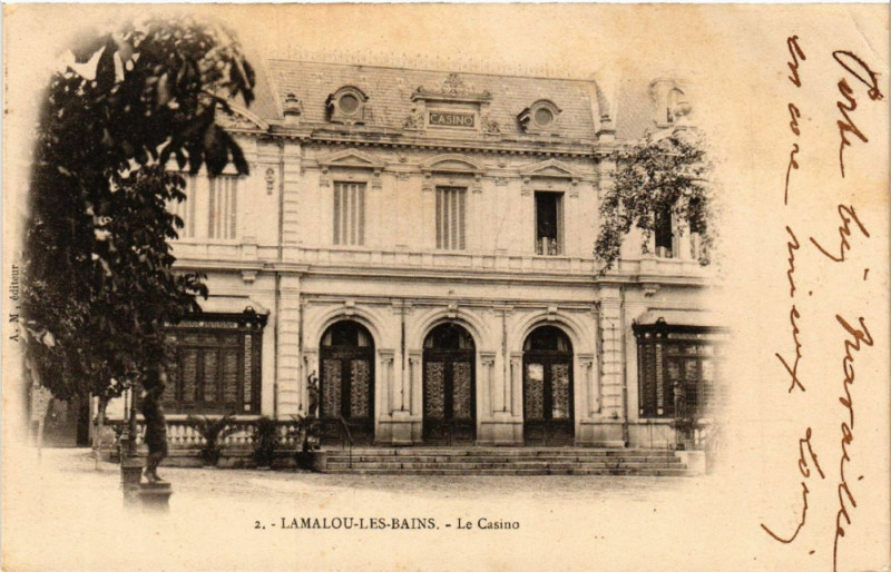 Carte postale ancienne Lamalou-les-Bains - Le Casino à Lamalou-les-Bains