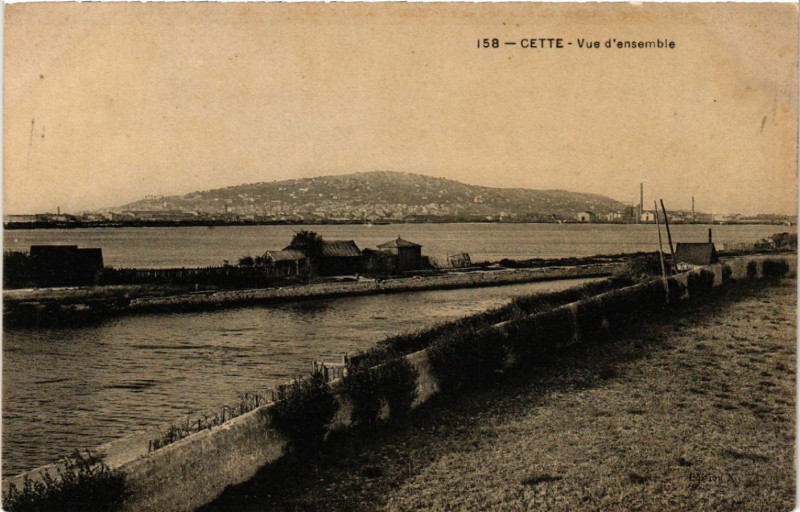 Carte postale ancienne Cette - Vue d'ensemble