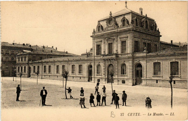 Carte postale ancienne Cette - Le Musée
