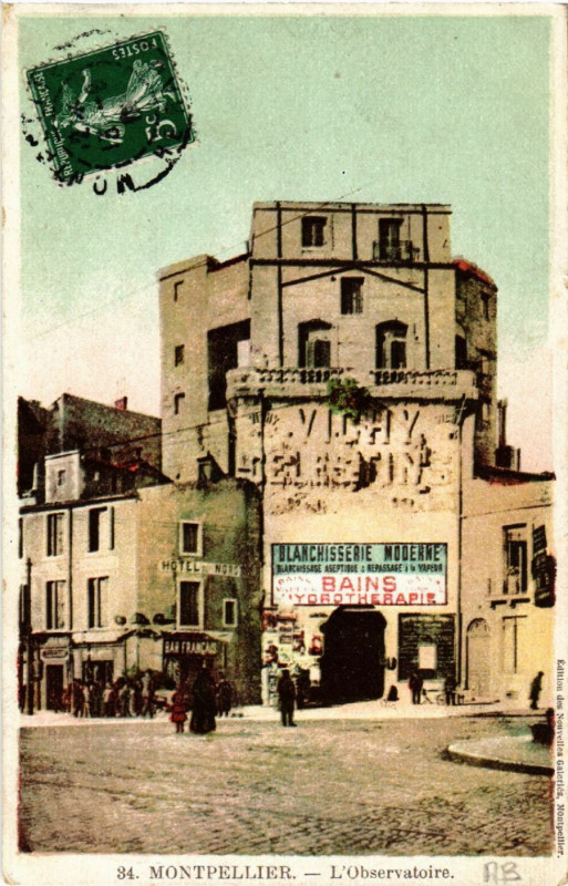Carte postale ancienne Montpellier - L'Observatoire à Montpellier