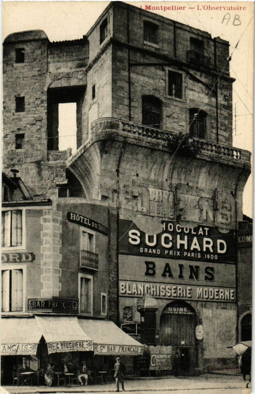 Carte postale ancienne Montpellier - L'Observatoire à Montpellier