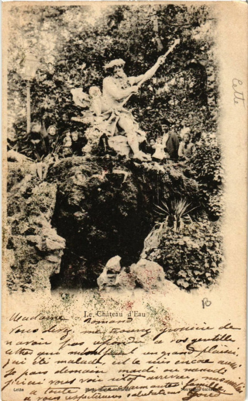 Carte postale ancienne Le Cháteau d'Eau