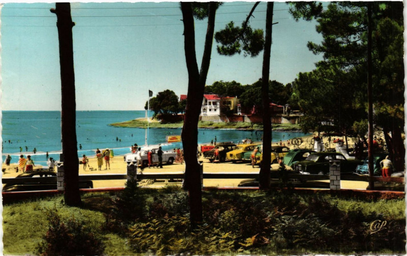Carte postale ancienne Vaux-Nauzan - La Plage