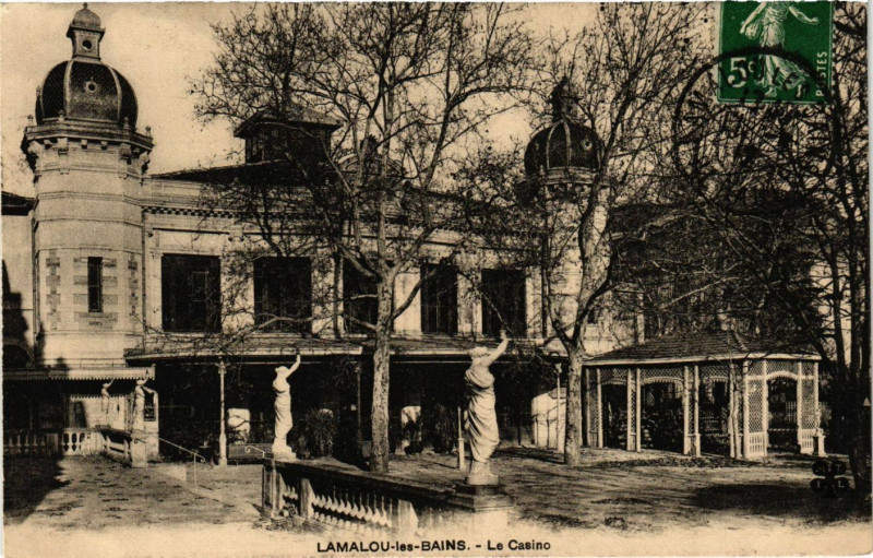 Carte postale ancienne Lamalou-les-Bains - Le Casino à Lamalou-les-Bains