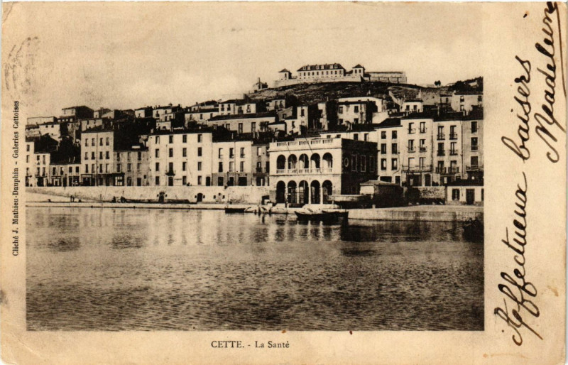 Carte postale ancienne Cette - La Santé