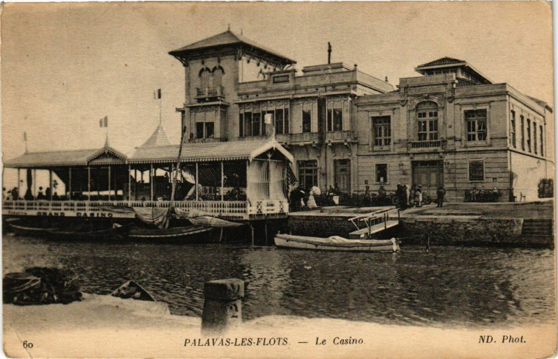 Carte postale ancienne Palavas-les-Flots - Le Casino à Palavas-les-Flots
