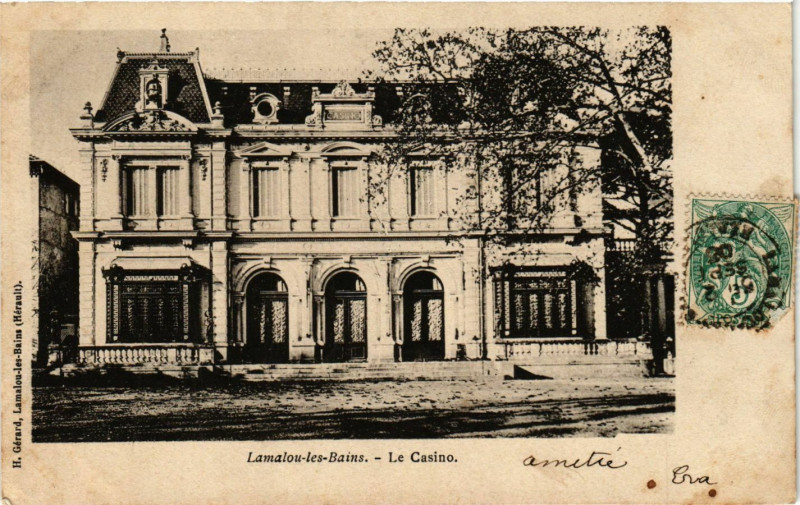 Carte postale ancienne Lamalou-les-Bains - Le Casino à Lamalou-les-Bains